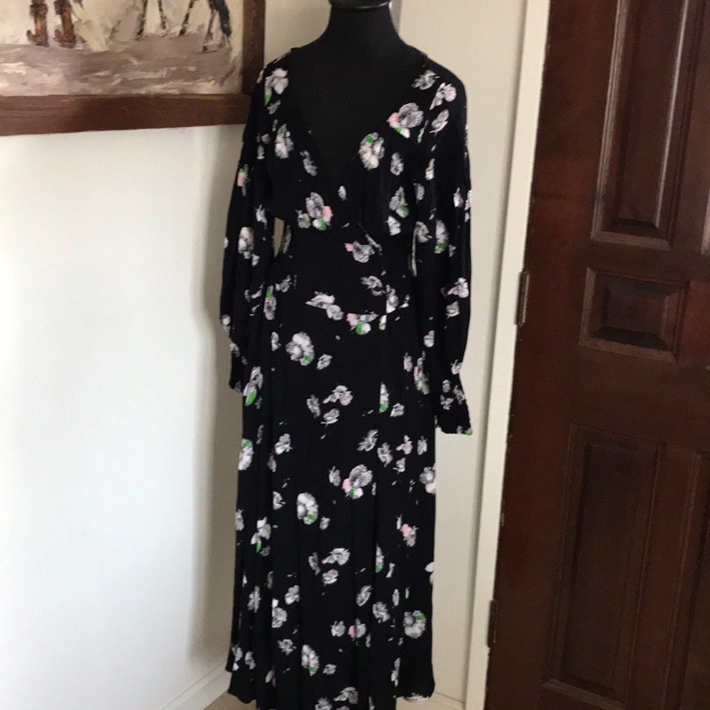 Free People faux wrap maxi dress - Picture 3 of 10